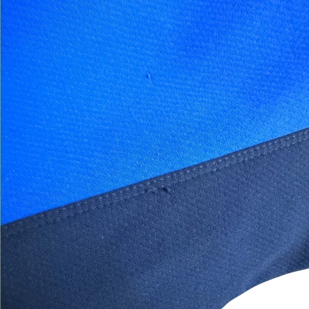 Nike Golf Therma-Fit Blue Colorblock 1/2 Zip Pullover Size Large